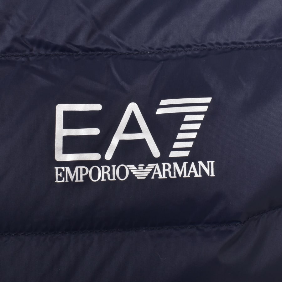 EA7 Emporio Armani Quilted Jacket Blue | Mainline Menswear us